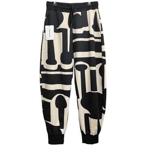 SOLD | Henrik Vibskov Unisex Loose-Fit Drop-Crotch Printed Joggers Sweatpants L